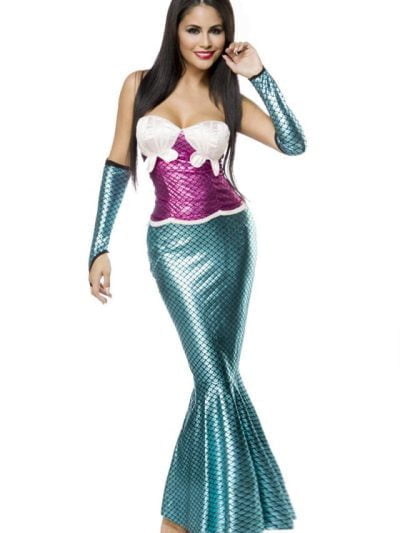 14874 098 XXX 00 400x533 - Pustni kostum morska deklica obleak  Mermaid AX-14874