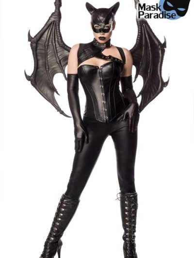 80148 002 XXX 00 400x533 - Pustni kostum fantazijski Bat Girl Fighter  AX-80148