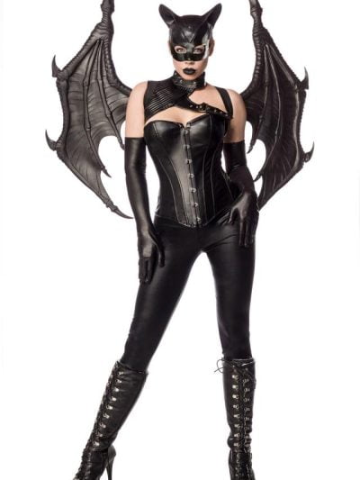 80148 002 XXX 01 400x533 - Pustni kostum fantazijski Bat Girl Fighter  AX-80148