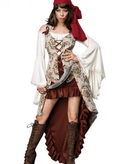 80103 100 XXX 01 400x533 - Komplet pustni kostum piratska nevesta  Pirate Bride AX-80103
