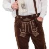 bavarske vezene tričetrt moške hlače oktoberfest