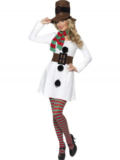 PB 28016S 400x533 - Božični kostum Kostum snežak SNEŽKA Miss Snowman