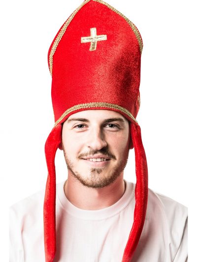 PB mitra 400x533 - Božični dodatek kapa  visoka kapa Mitra dodatek kostumu škofa ali kardinala