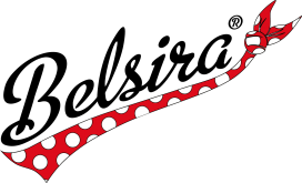 belsira logo vintage - Klobuk mini  v videzu iz filca  AX-14769