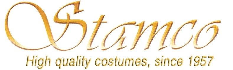 logo stamco -  Flare moške show patty hlače, zlata
