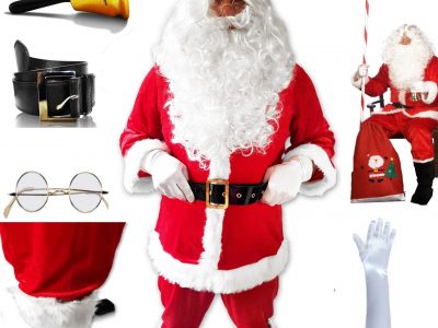 PU dedek mraz kostum 12 set 4 400x300 - Kostum za božička set obleka pliš 12 delni z debelo obrobo