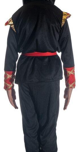 5362 H 275x533 - Pustni otroški kostum Ninja, črno/rdeča