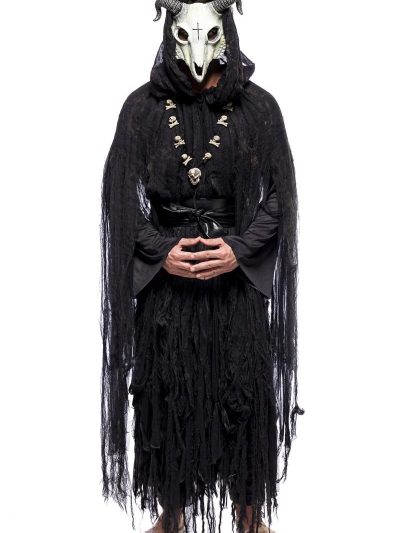80186 002 XXX 01 400x533 - Pustni kostum Occult Baphomet  podrobna maska za kozjo glavo