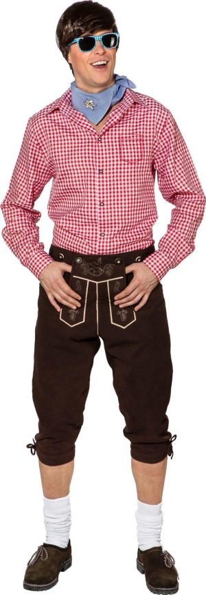oktoberfest bavarske moške hlače